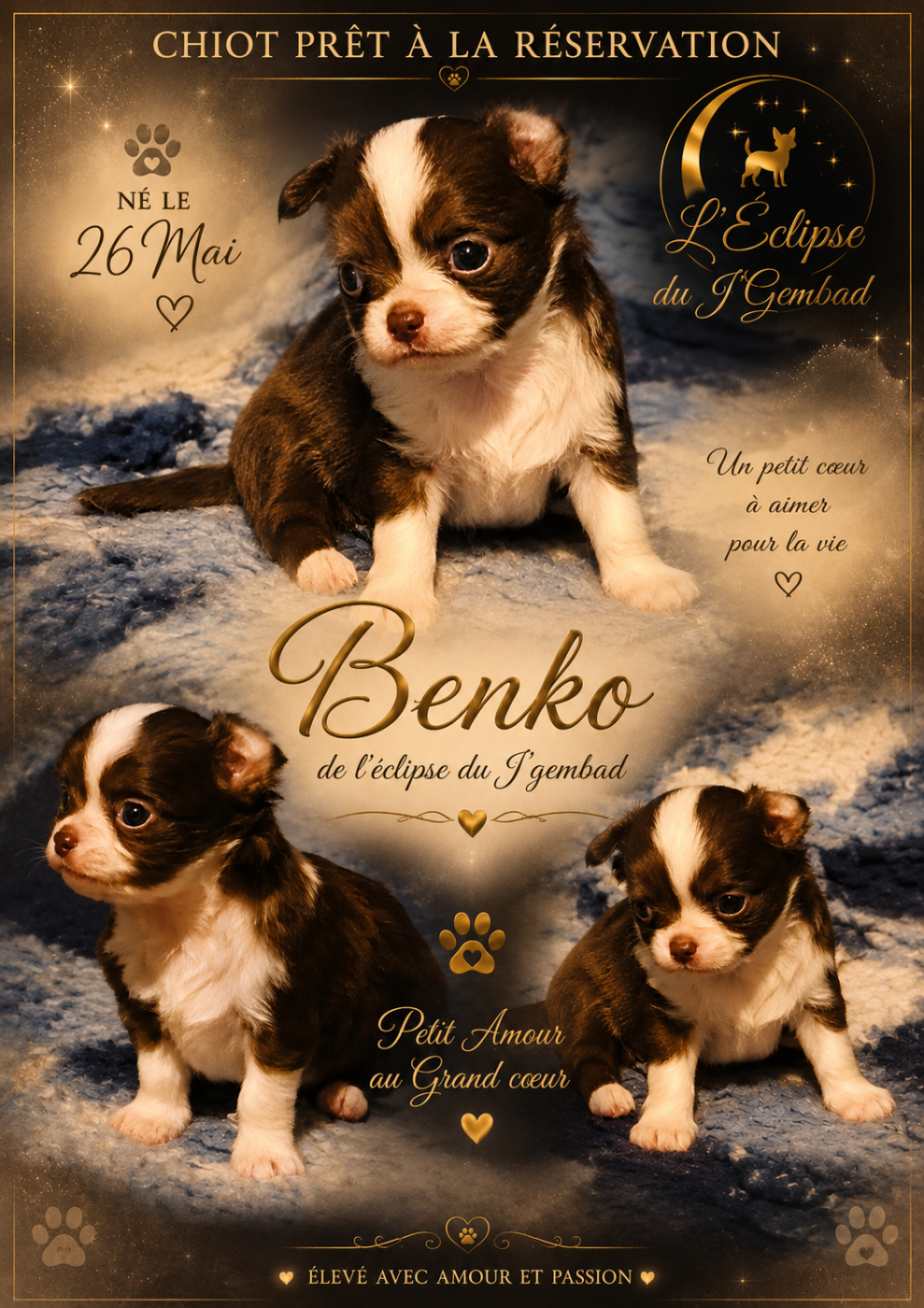 De L'eclipse Du J'gembad - Chiots disponibles - Chihuahua